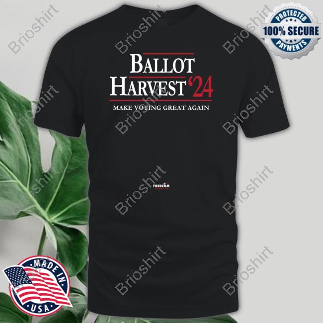 Scott Presler Ballot Harvest '24 Make Voting Great Again Shirts Freedom Speaks Up Merch