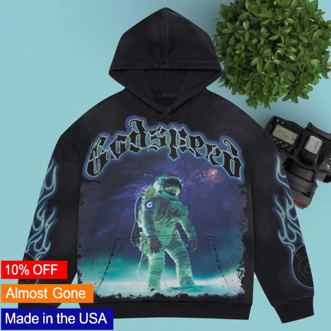 Official Godspeed Nyc Clothing Merch Extra Terrestrial V2 Longsleeve (Black Wash)