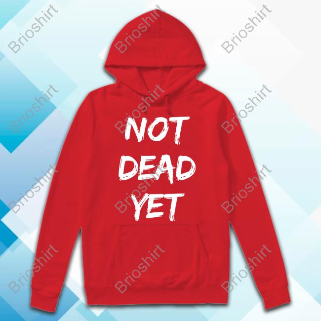 Frank Turner Merch Not Dead Yet Black Hoodie