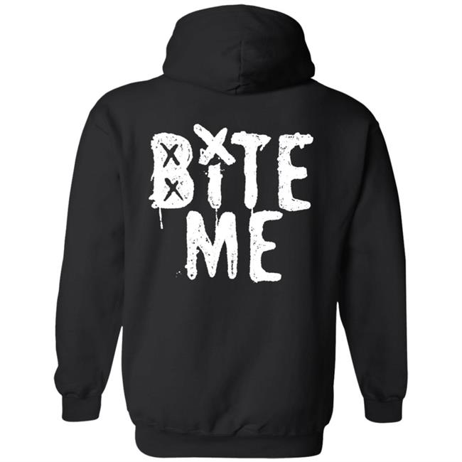 Avril Lavigne Merch Bite Me Hoodie Avril Lavigne Merch Bite Me Hoodie