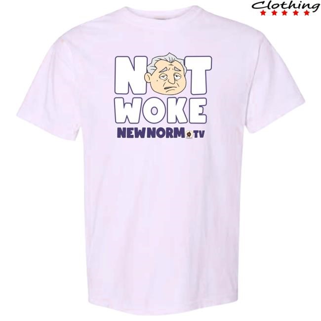 New Norm Not Woke Purple New T-Shirt The New Norm