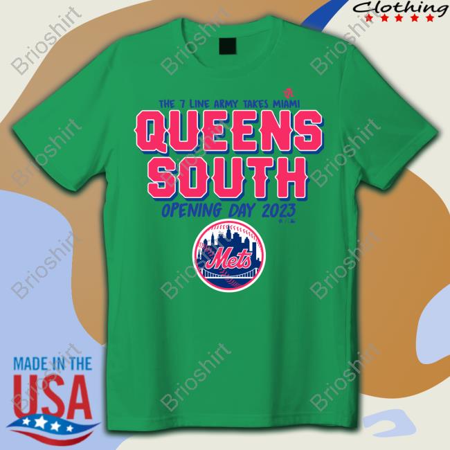 New York Mets Queens South Opening Day 2023 T Shirt Queens South Opening Day 2023 T-Shirt