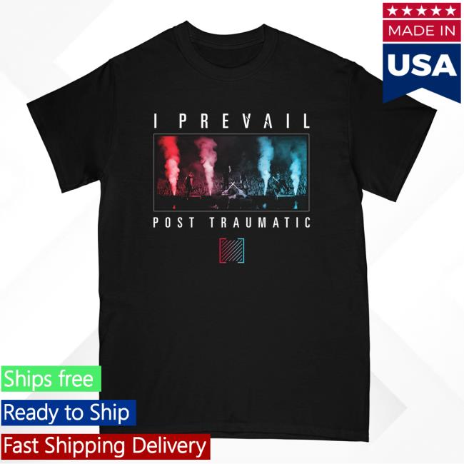 Official I Prevail Merch Store I Prevail Post Traumatic Live T-Shirt (Black) I Prevail Apparel Clothing Shop IPrevail