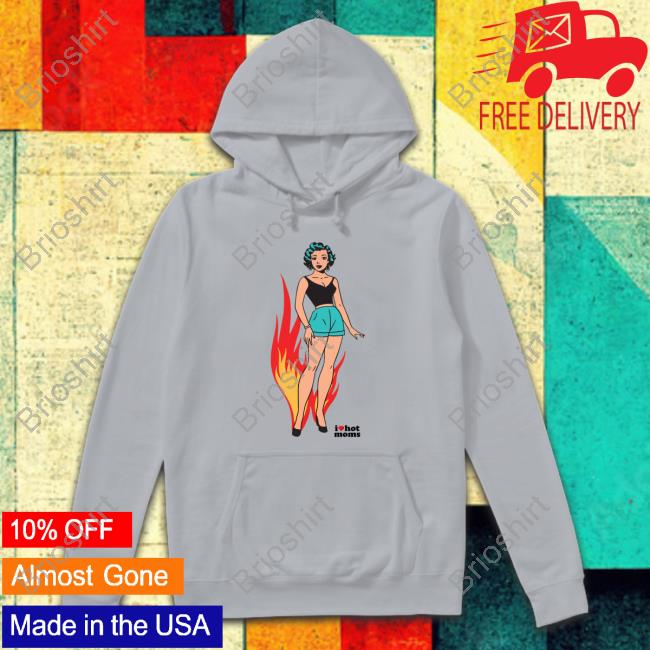 Danny Duncan Merch Official I Heart Hot Moms Pose Sweatshirt