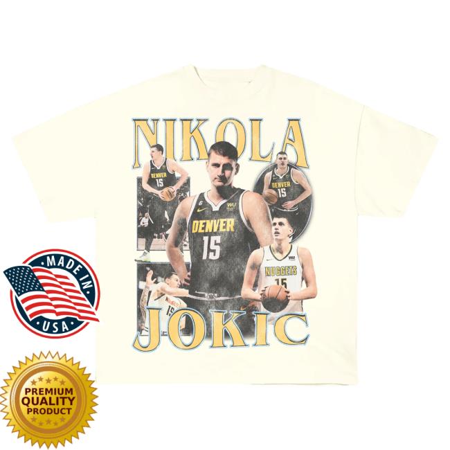 Official Game Changer Nikola Jokic 2 T-Shirt Ivory GameChanger