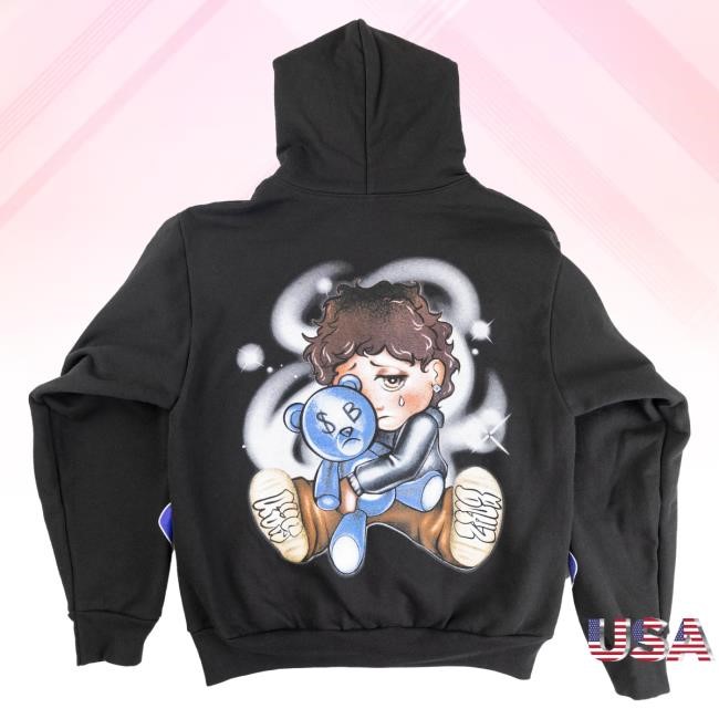 Official Sad Boyz Merch Sad Boyz El Monito Pullover Hoodie Sad Boyz Official Store