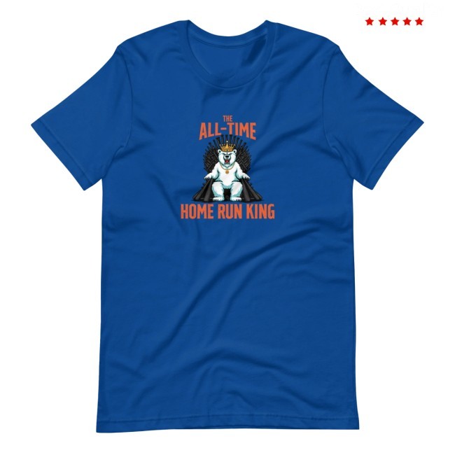 Official Polar Bear Home Run King New T-Shirt - Athlete Logos