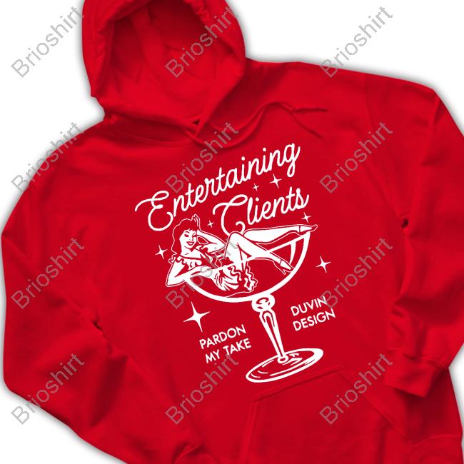 Official Pardon My Take Merch Pmt X Duvin Entertaining Clients Tee Barstoolsports
