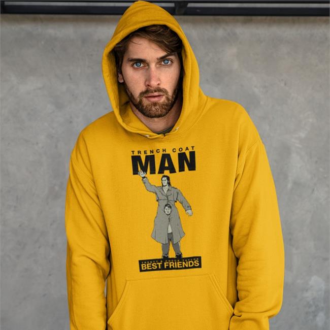 Trench Coat Man Tee Shirt Trentylocks