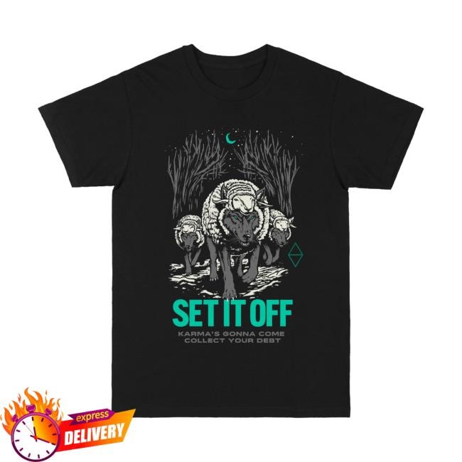Set It Off Wolves T Shirt Set It Off Band Merch