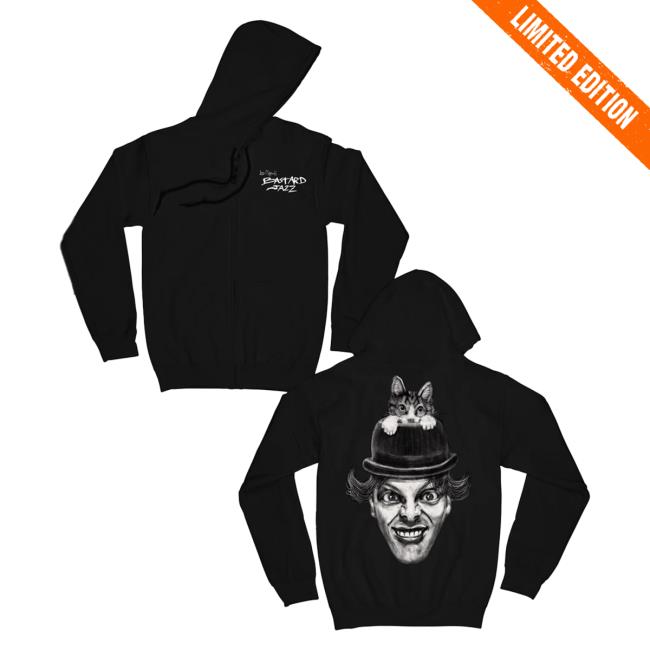 Official The Merch Collective Club Bastardo Primus Bastard Jazz - Cat Zip Up Sweatshirts ClubBastardo