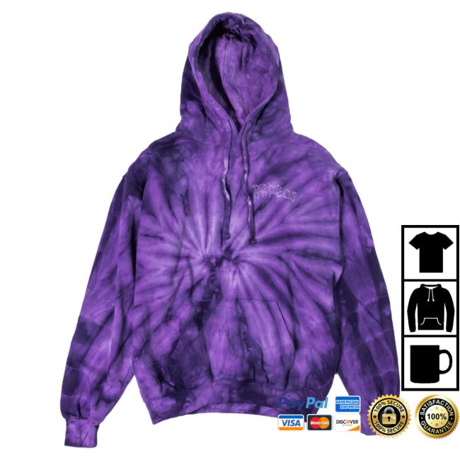 Sumerian Records Paradise City Rock & Roll is Where God and The Devil Shake Hands Purple Tie Dye Sweatshirt