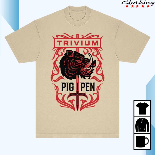 Official Trivium Pig Sword Hooded