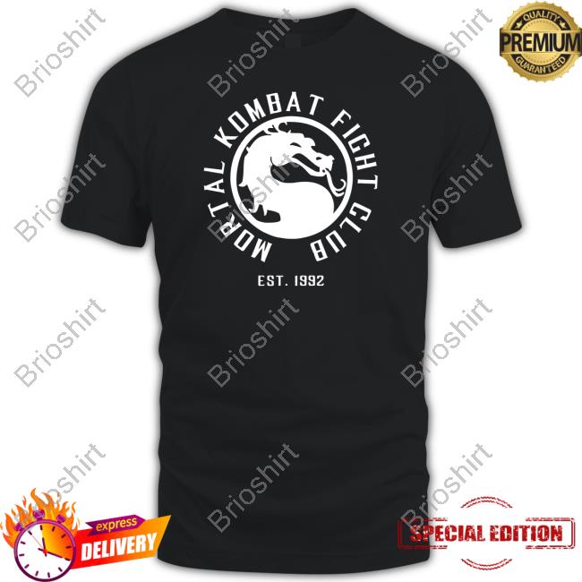 Official Mortal Kombat Addict Fatalities Daily Mortal Kombat Fight Club Est 1992 Tee Shirt