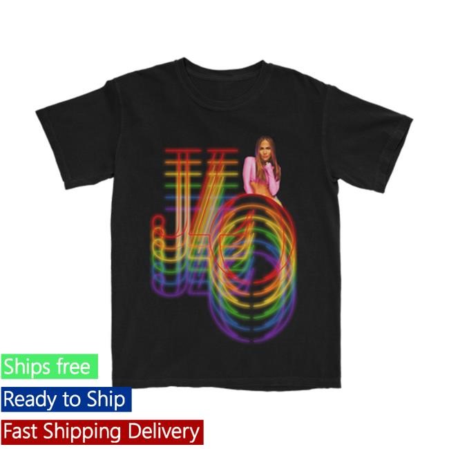 Jennifer Lopez Shop Jlo Rainbow Repeat T-Shirt