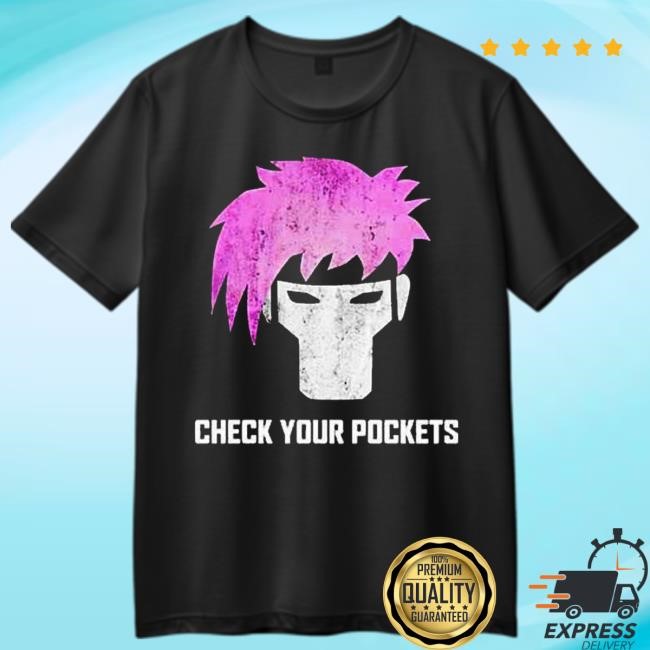 Gambit X Men Check Your Pocket Shirt