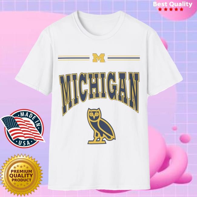 Ncaa × Octobers Very Own OVO Michigan Shirt