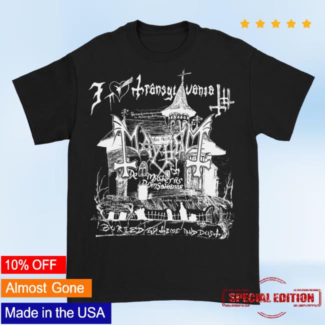 Official Mayhem Kings Road Transylvania (Black) Tee Shirt