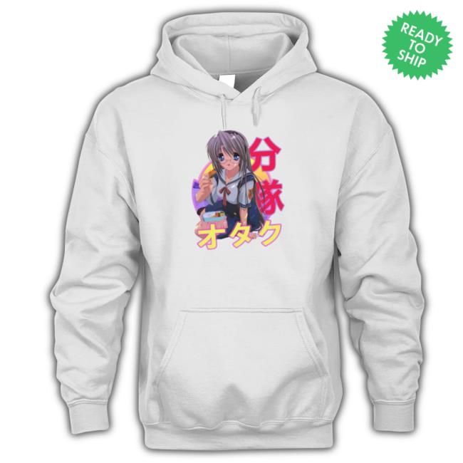 Official Tomoyo Sakagami Clannad Kuranado Retro Sunset Anime Sweatshirts