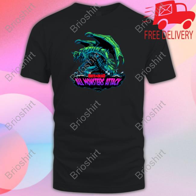 Official Days Of The Dead All Monsters Attack Long Sleeve Tee