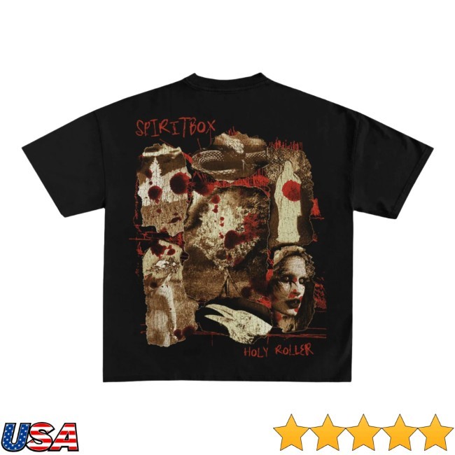 Collage Tee Black Spirit Box