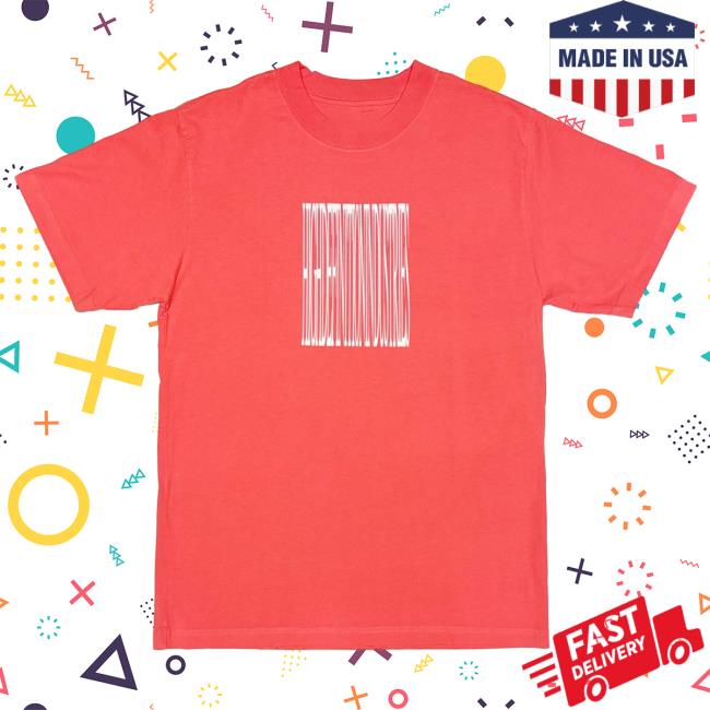 Official Hii-Def Shop Store Merch Red Barcode Print Shirt 2023