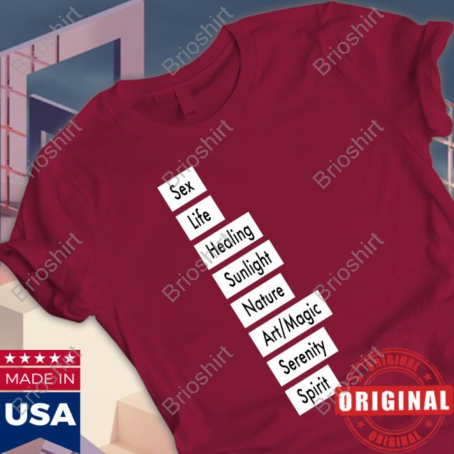 Sex Life Healing Sunlight Nature Art Magic Serenity Spirit Shirts Bisexual Armys
