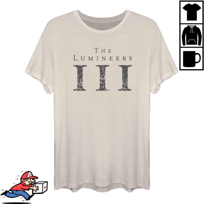 Cracked Marble III Shirt The Lumineers Merch