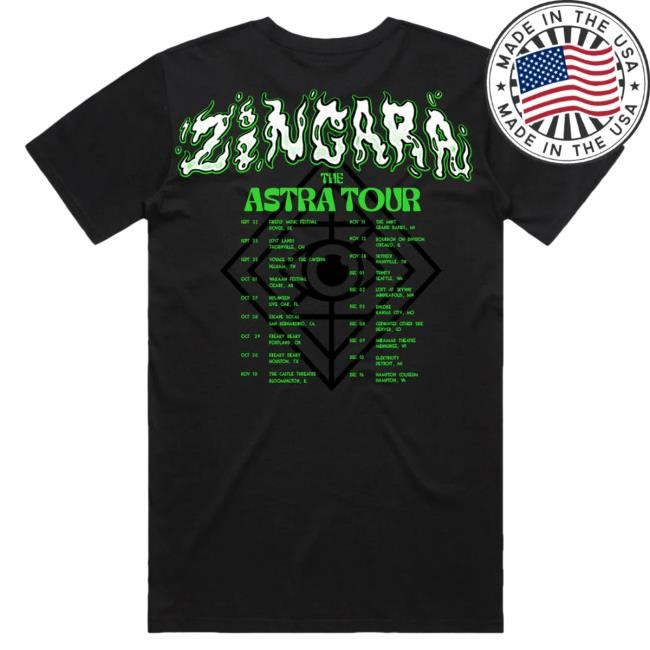 Official Zingara Merch Shop Zingara The Astra Tour T Shirt