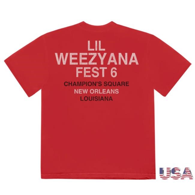 Lil Wayne Lil Weezyana Fest 6 New Shirt Lil Wayne Merch
