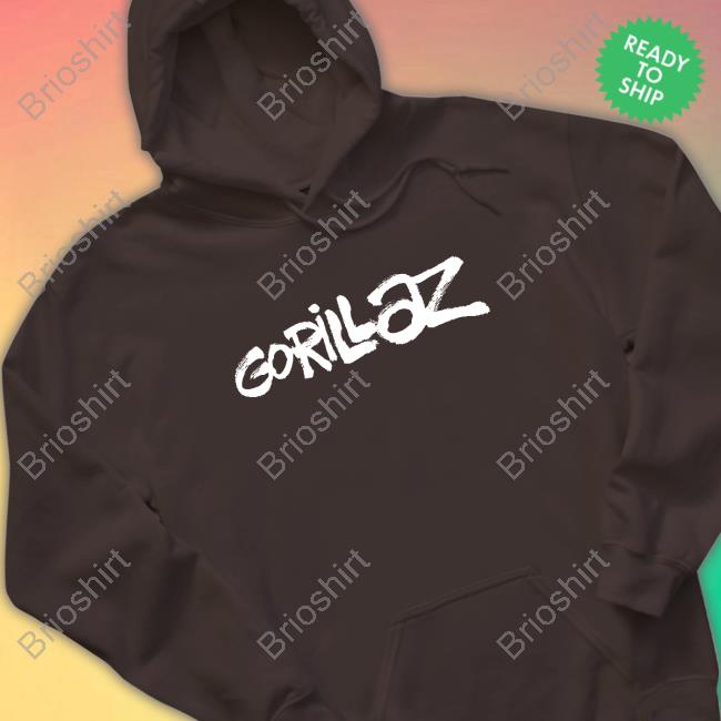 Official Gorillaz Merch Graffiti Logo T-Shirt