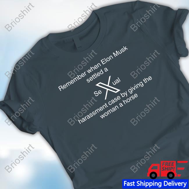 Remember When Elon Musk Settled A Sexual Harassment Case By Giving The Woman A Horse Tee Jesse Requiemarm