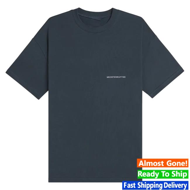 Official Maverick Carter Uninterrupted Clothing Store Shop Fundamentals Top Shirt True Navy Mavcarter