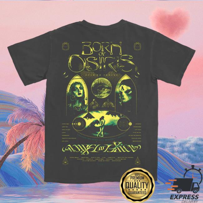 Official Sumerian Records Born Of Osiris Merch Love Story Coal T-Shirts