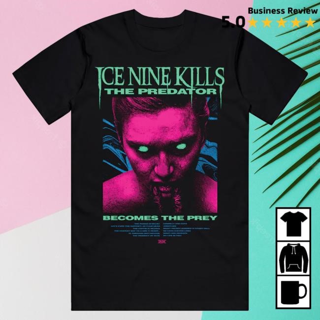 Official Ice Nine Kills Merch Store The Predator Shirt New Ink Merch IceNineKills