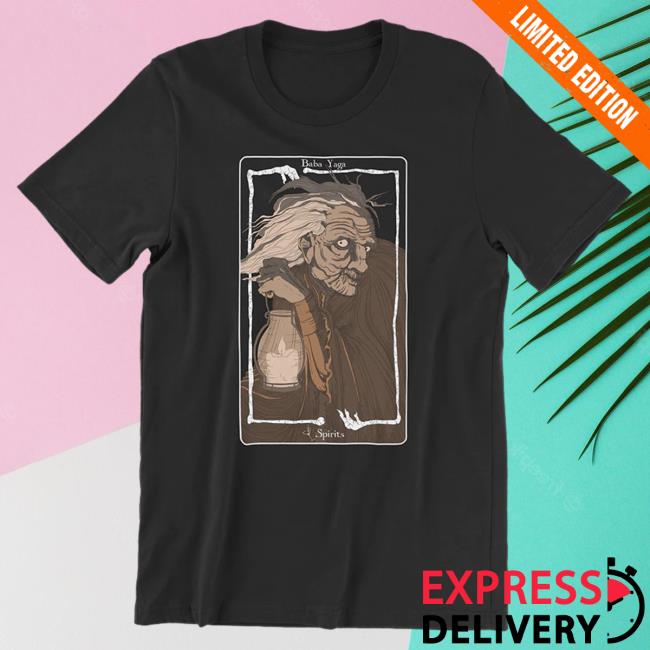 Official Drawfee Merch Store Dftba Spirits Tarot Baba Yaga Popover Shirt
