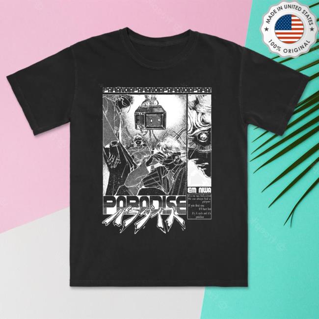 Official Last Dinosaurs / Paranoia / Black Hot Shirt