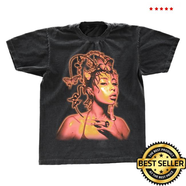 Official Kali Uchis Merch Store Rmiv West Coast Tour Black Tshirt Kaliuchis Clothing Shop