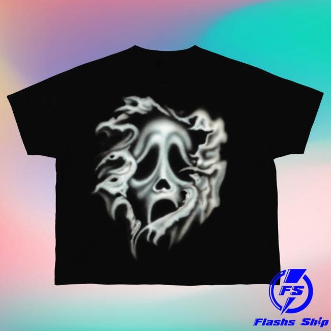 Cult Horror Airbrush Ghostface Tee Graphic Don Toliver