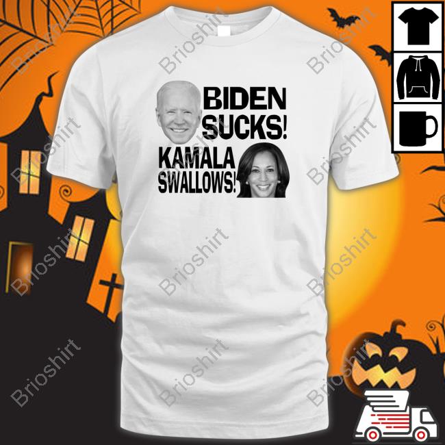 Biden Sucks Kamala Swallows Fuck Joe And The Hoe Crewneck Sweatshirt