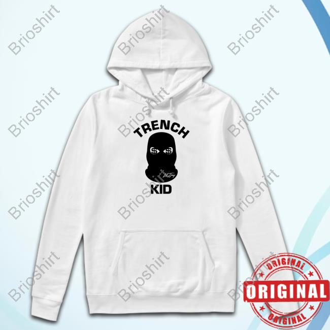 Lil Tjay Trench Kid Balaclava White Tee