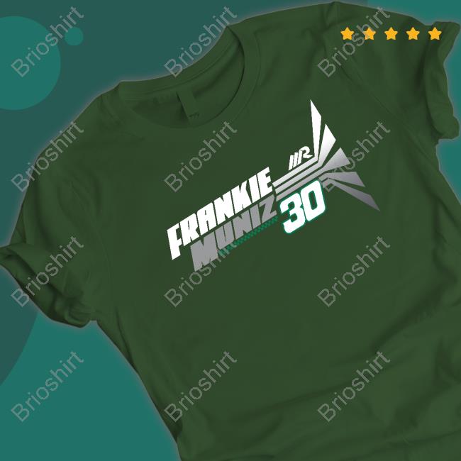 Muniz Racing Frankie Muniz 30 Grey State Forty Eight Shirts