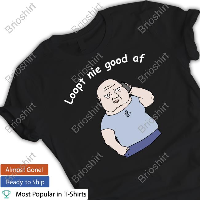 Loopt Nie Goed Af TShirts Roddel Praat Merch