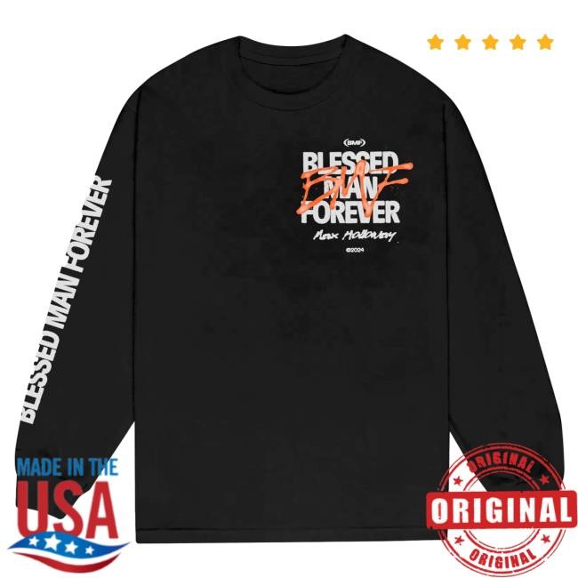 Official Max Holloway Merch Shop Blessed Man Forever LS Tee Max Holloway Shop