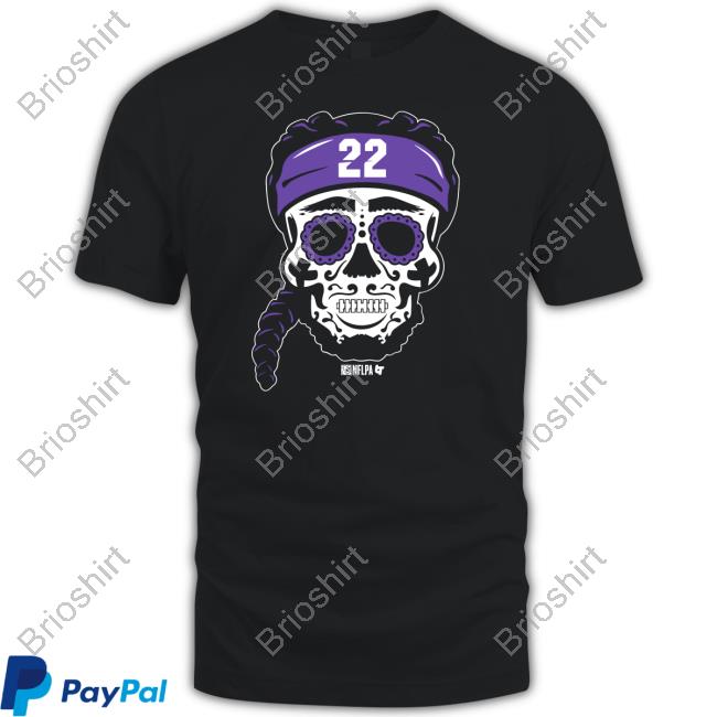 Derrick Henry Baltimore Sugar Skull NFLPA Long Sleeve