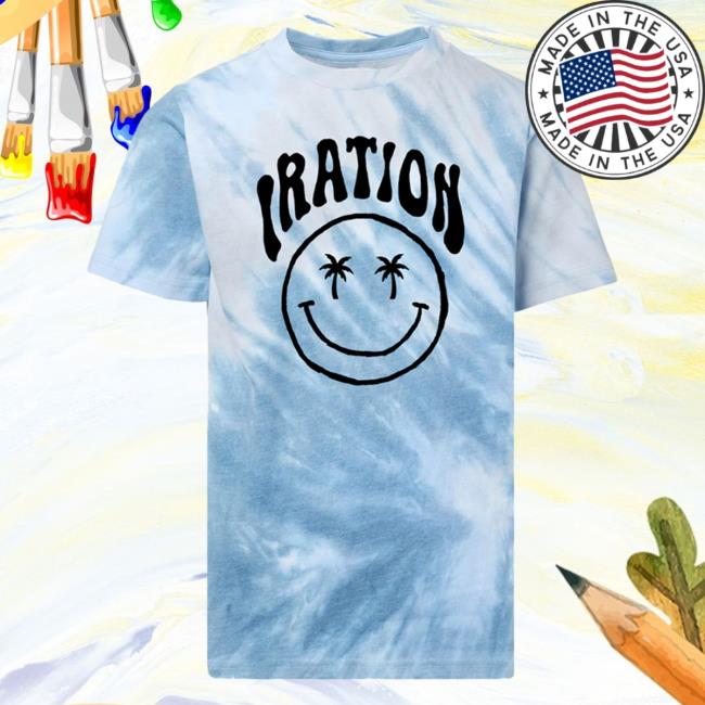 Official Iration Merch Iration Teen Spirit Tie Dye Tshirt Arctic Sky Iration Music Tie-Dye