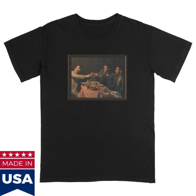 Official Jonas Brothers Shop Greetings Tracklisting Frame T Shirt JonasBrothers