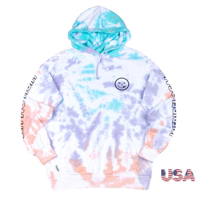 Official We Ride Local High On Life Light Tie Dye Hoodie