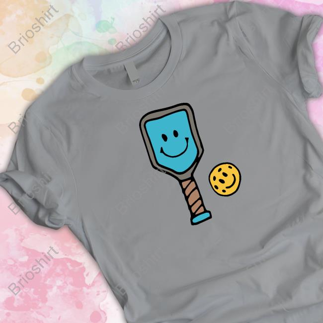 Official Quirky Smiley Pickleball Shirts