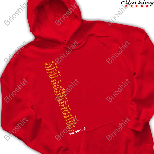 Official Bruins 2023 The Boys Roster T Shirts